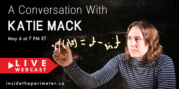 Join a live conversation with Katie Mack